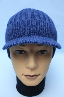 Голубая мужская кепка 8075Л