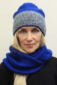 Комплект шапка и шарф 6141Э6
