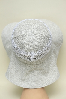 Льняная шляпа с полями 10297Х7