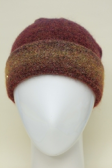 Женская шапка с отворотом 10561Х7