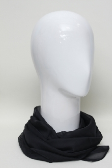 Черный шарф 12758Ю7