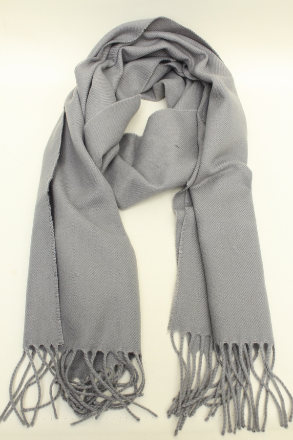 Серый шарф 10216Х2