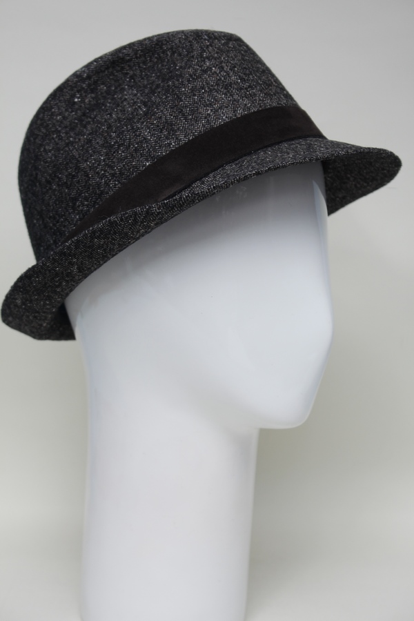 Шляпа коричневая мужская 11676Ю