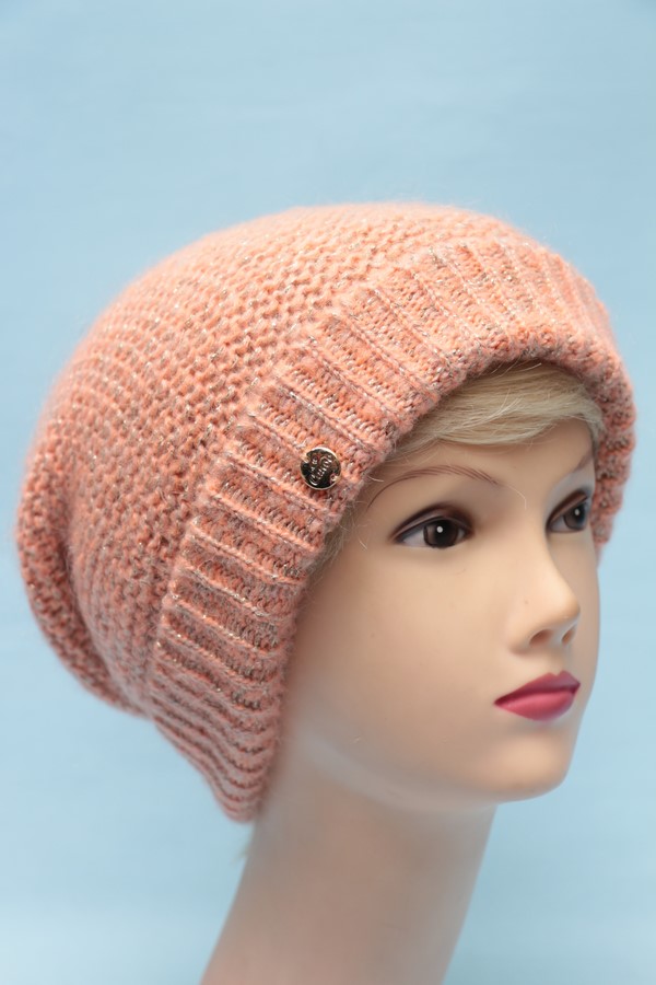 Розовая шапка 3526(1)С